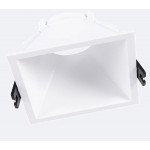 Foco fijo empotrar Cuadrado Konica PC Blanco 85x85mm, para Lámpara GU10/MR16, desde 1,90€/ud